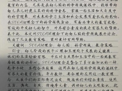 幼师大专生职业素养培养与实践研究—以游戏教学为例