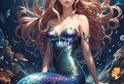 从童话到艺术，美人鱼插画的文化符号与视觉表现研究