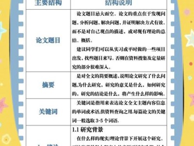 毕业论文写作全攻略，从选题到答辩的实用指南