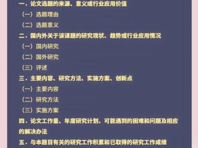 毕业生必看，AI论文开题报告撰写技巧与经典范例解析