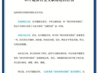 文献综述，本科毕业论文改革的隐形引擎？