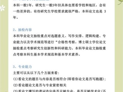 本科毕业论文抽审，如何顺利通过这一关？