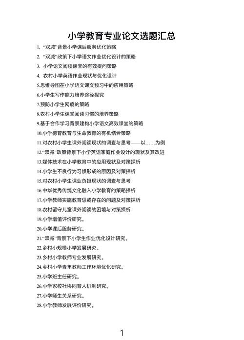 小学教育毕业论文选题实战指南，避坑、开新、落地三步走  第1张