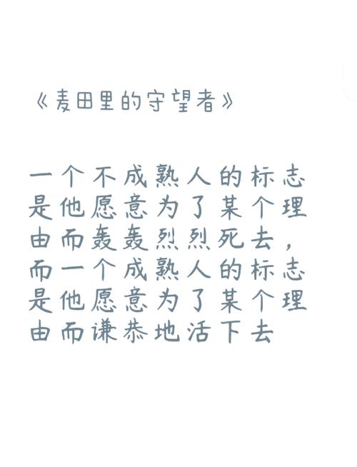 悬崖边的守望者，麦田里的守望者中霍尔顿的道德困境与救赎  第2张