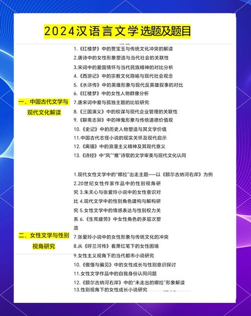 汉语言文学毕业论文选题全攻略，避开雷区，引爆流量，助力学术与网站双赢！  第1张