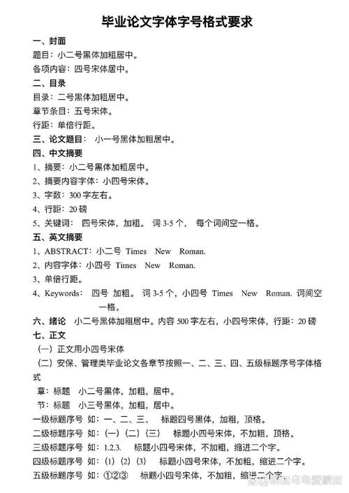 毕业论文格式之美，字体规范背后的学术逻辑  第2张